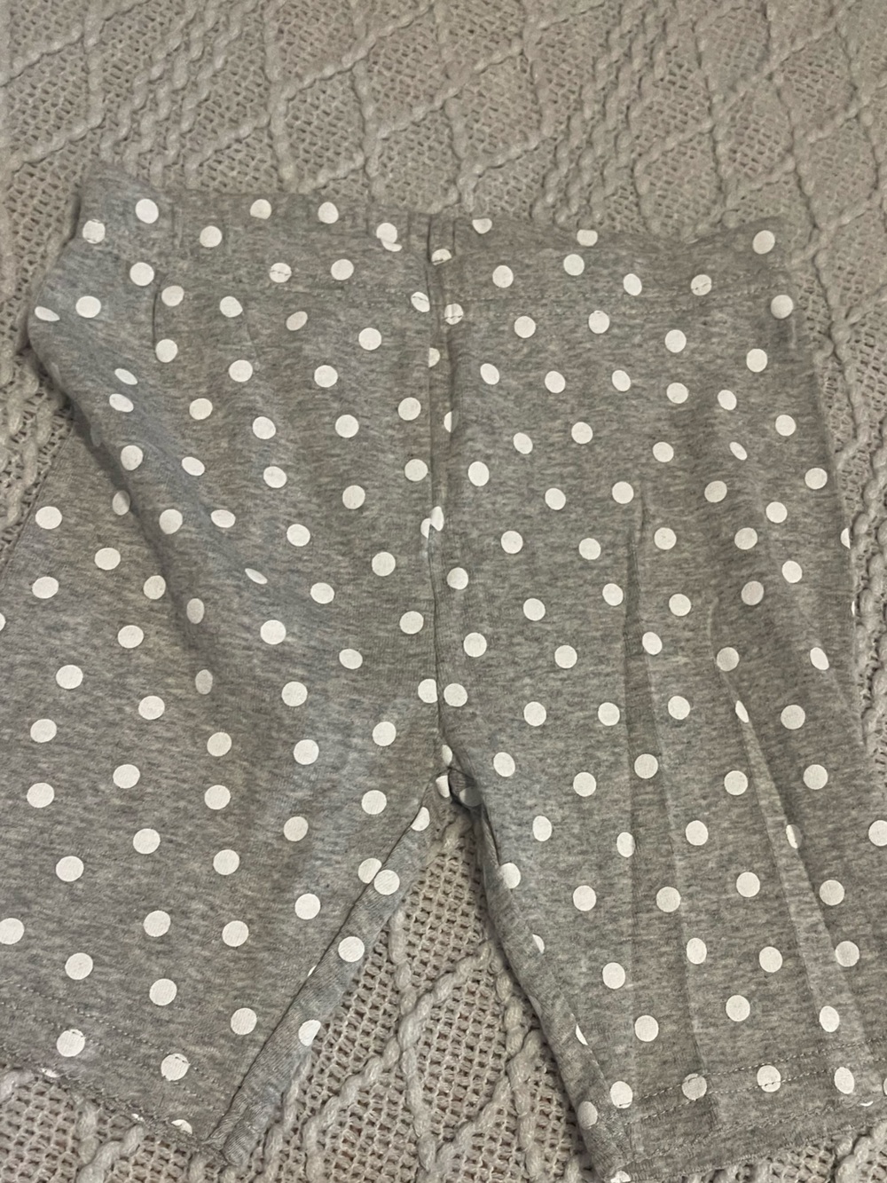 Carter's Gray Sweater with White Polka Dots